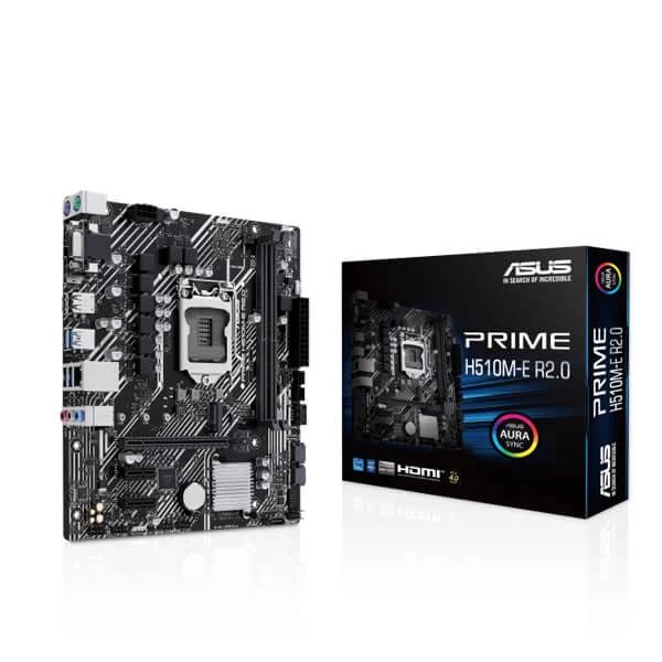 ASUS H510 PRIME H510M-E-R2.0 mATX INTEL LGA1200 MOTHERBOARD