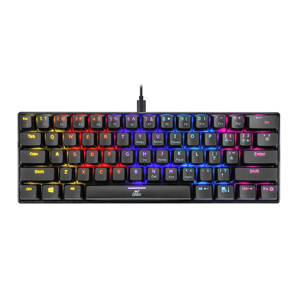 Ant Esports MK1200 Mini Wired Mechanical Gaming Keyboard with RGB Backlit