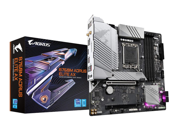 GIGABYTE B760M AORUS Elite AX (LGA 1700/M-ATX/DDR5/Motherboard)