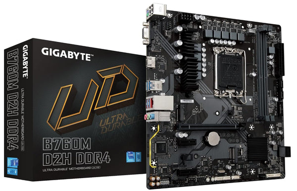 GIGABYTE Motherboard B760M D2H DDR4