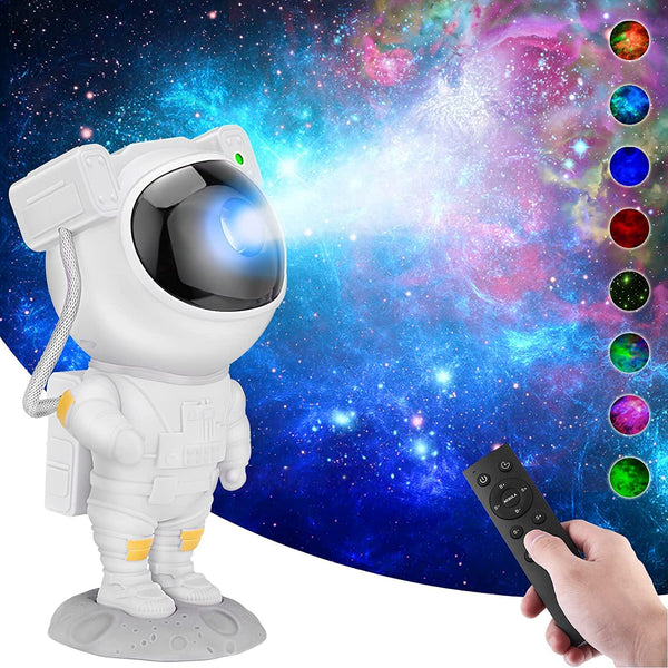 Astronaut Galaxy Projector with Remote Control-360° Adjustable Timer Night Lamp