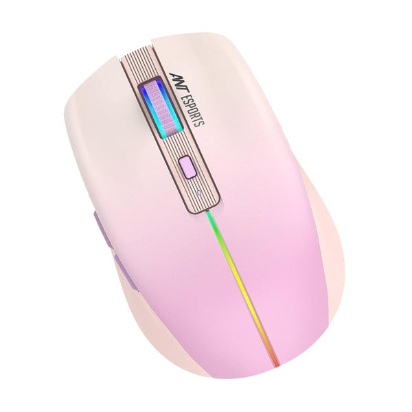 ANT ESPORTS GM400W PINK RGB WIRELESS MOUSE