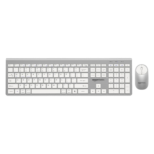 Amazon Basics Wired Keyboard and Optical Mouse Set for Windows ( Open Box )