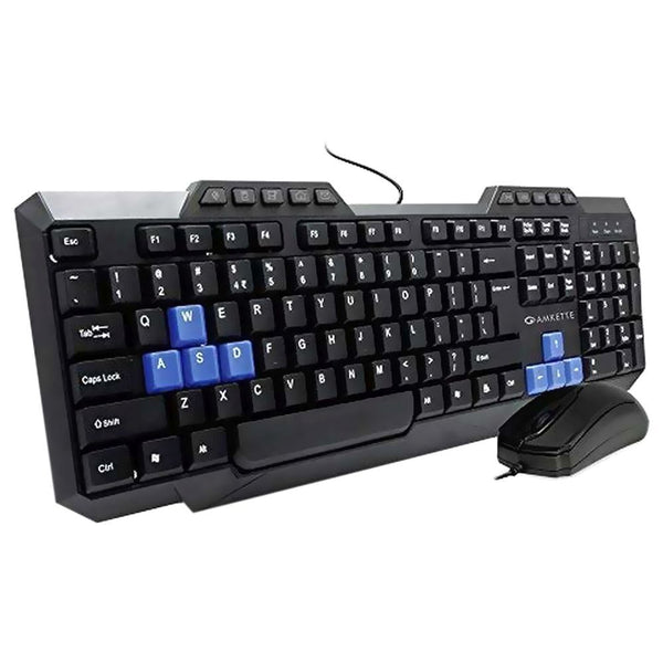 Amkette Xcite Pro Wired Keyboard with Mouse Combo ( Open Box )