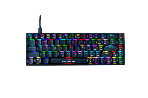 Cosmic Byte CB-GK-23 Artemis 68Key RGB Wired Mechanical Keyboard ( Open Box )