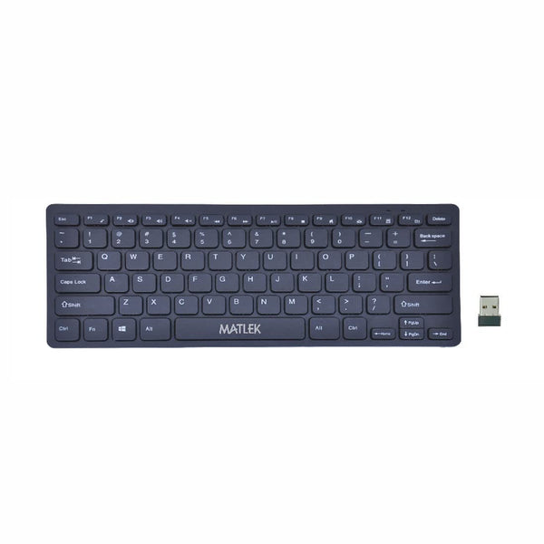 Matlek Wireless Keyboard | 2.4 G Connect ( Open Box )