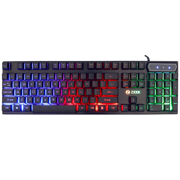 Roll over image to zoom in Zoook Concord USB Gaming Keyboard ( Open Box )