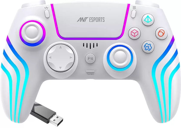 ANT ESPORTS GP400 WHITE WIRELESS GAMEPAD